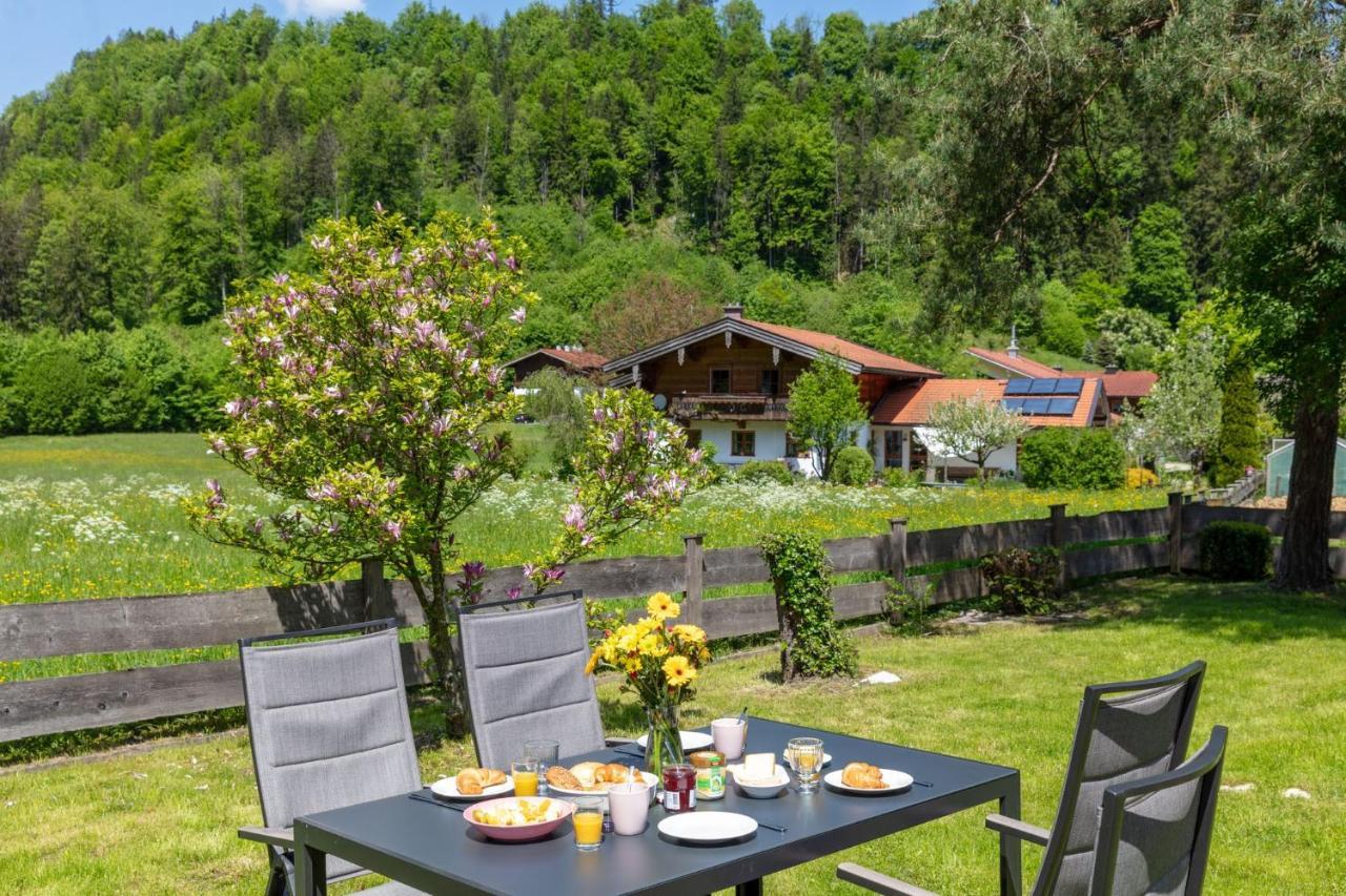 Ganzes Haus Mit Grossem Garten Und Eigener Sauna Unterwössen Buitenkant foto